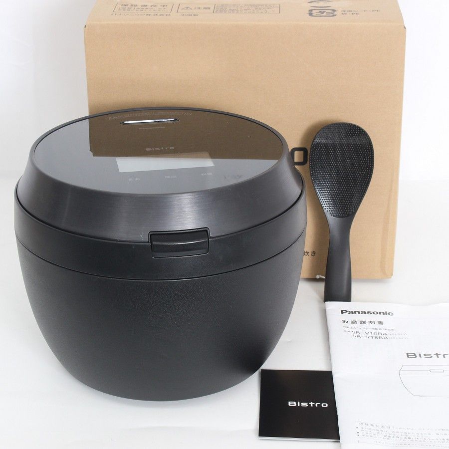 パナソニック ビストロ SR-V10BA-K ブラック 5.5合炊き 可変圧力IH
