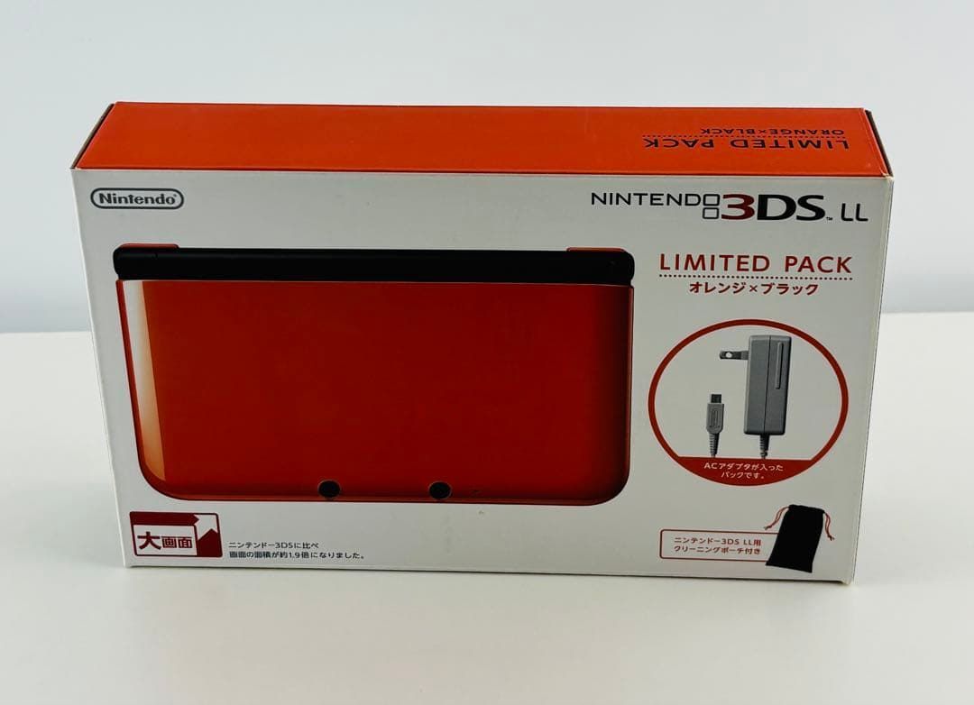 ニンテンドー3DS LL 限定パック オレンジ×ブラック LL 限定パック 人気 