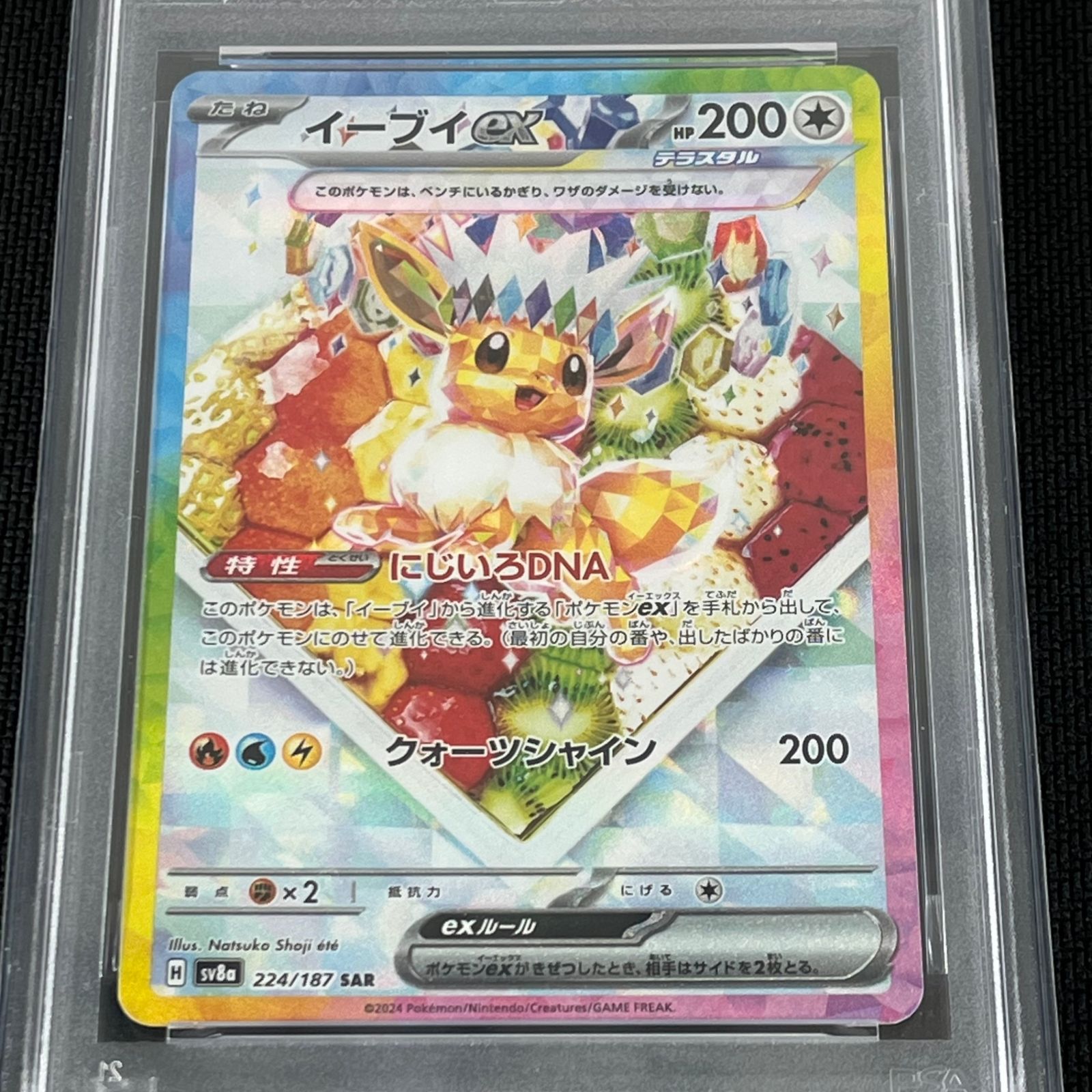 PSA10 ポケカ イーブイex SAR ケーキ 224/187/SV8A/B テラスタルフェス