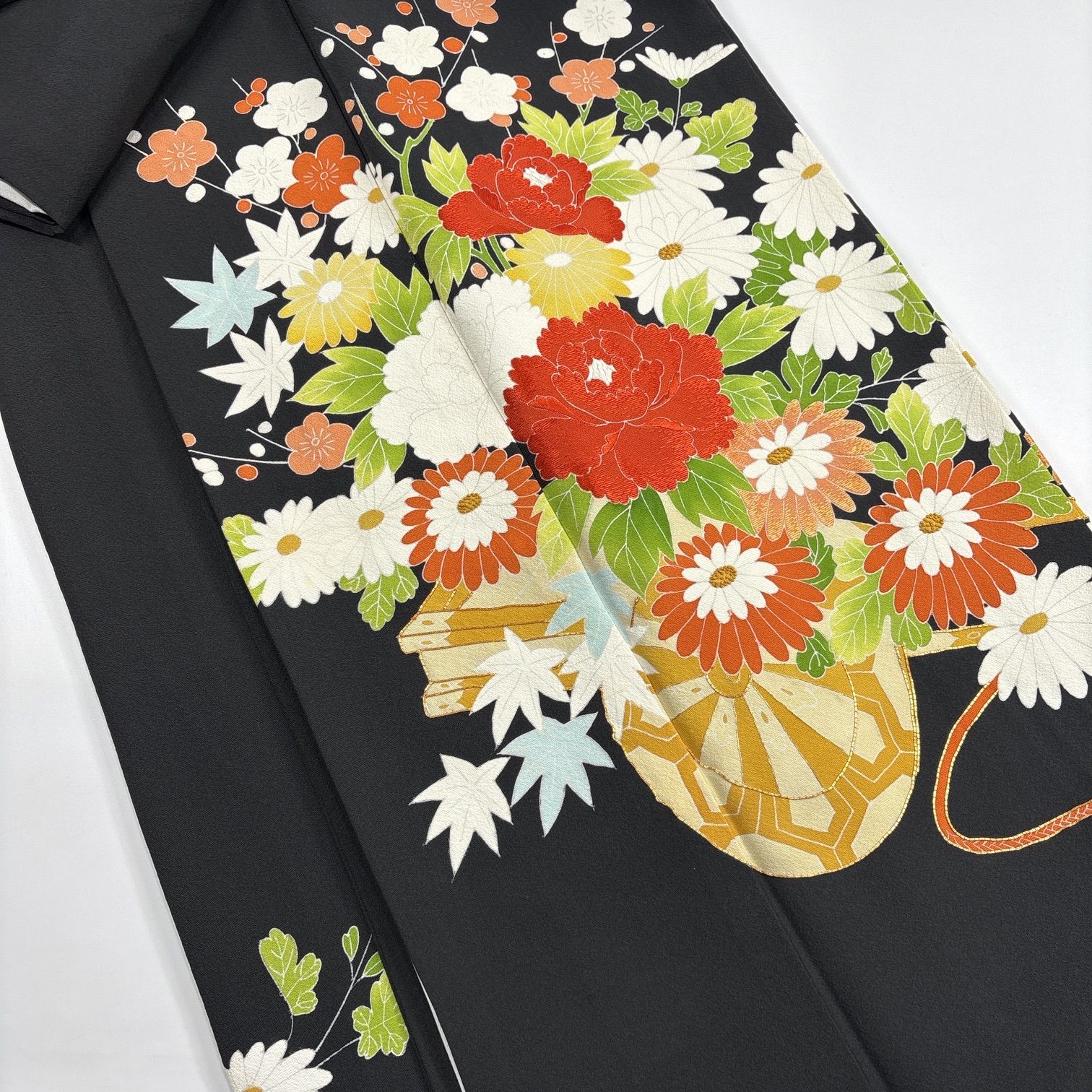 黒留袖 4枚 正絹 着物まとめ売り 同梱購入歓迎 リメイク用 着付け練習