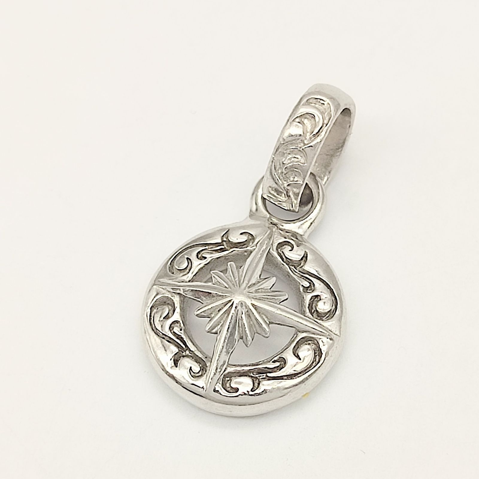 美品】SAAD サード アラベスク サンシンボル ペンダントトップ SILVER