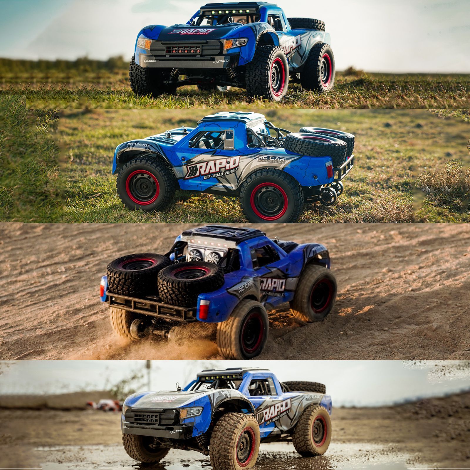 高速 ラジコンカー 40km/h ブラシ付きモーター オフロード 4WD 大人