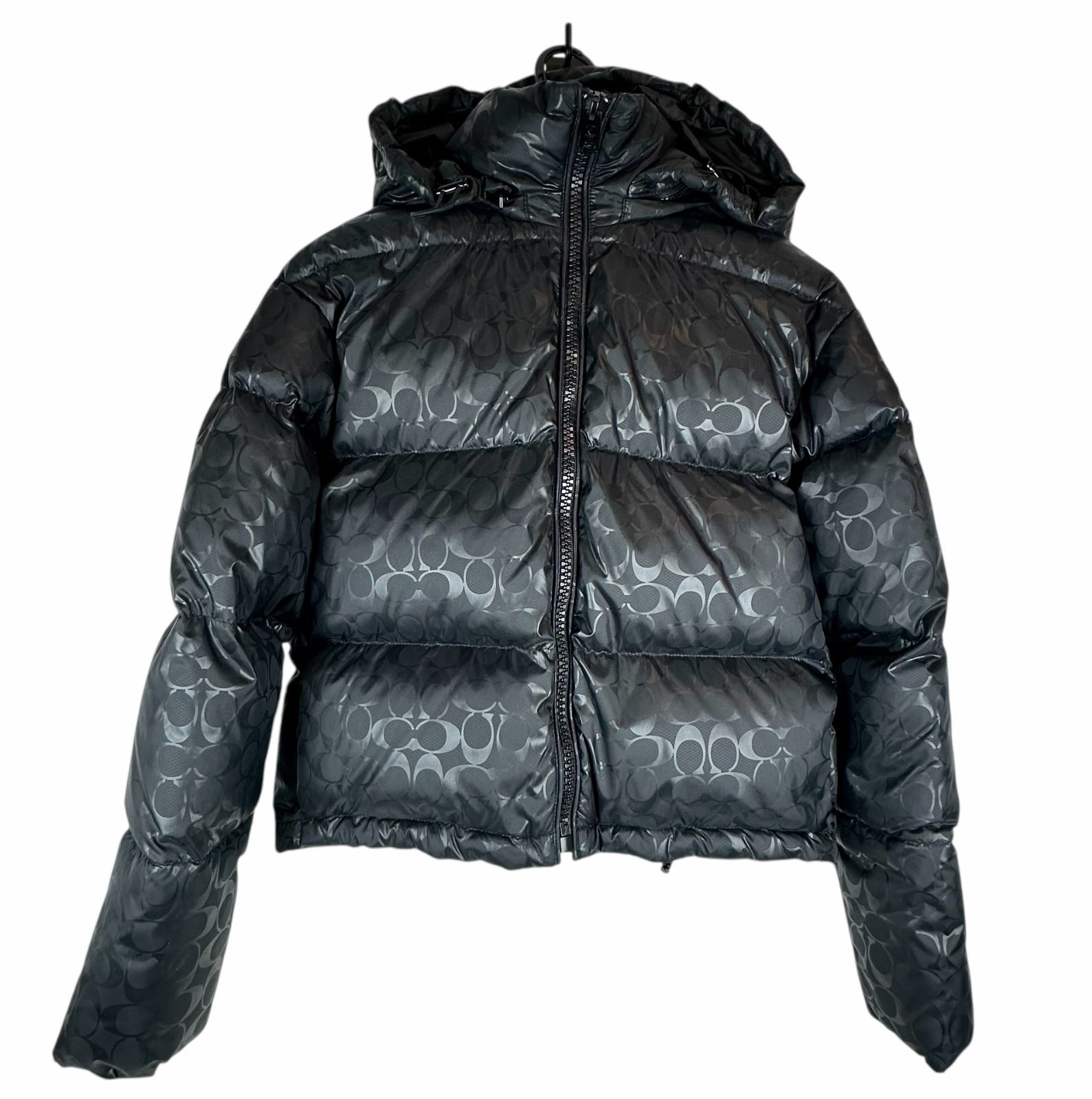 COACH】 コーチ F79789 ダウン ブラック 黒 アウター レディース XS