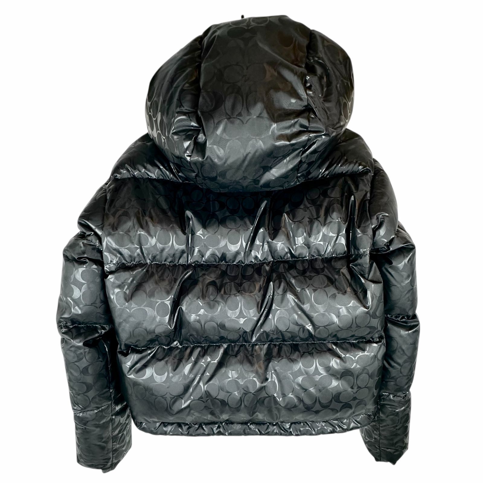 COACH】 コーチ F79789 ダウン ブラック 黒 アウター レディース XS