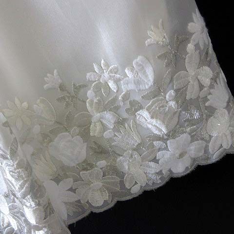 tocca 刺繍花柄 シフォン 水色 ワンピースドレス 140 TOCCA｜トッカの