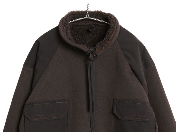 【お得なクーポン配布中!】 90s 米軍実物 ECWCS GEN1 裏 パイル フリース ジャケット メンズ XL / オールド 95年製 アーミー ミリタリー ベアー ツートン 大きいサイズ