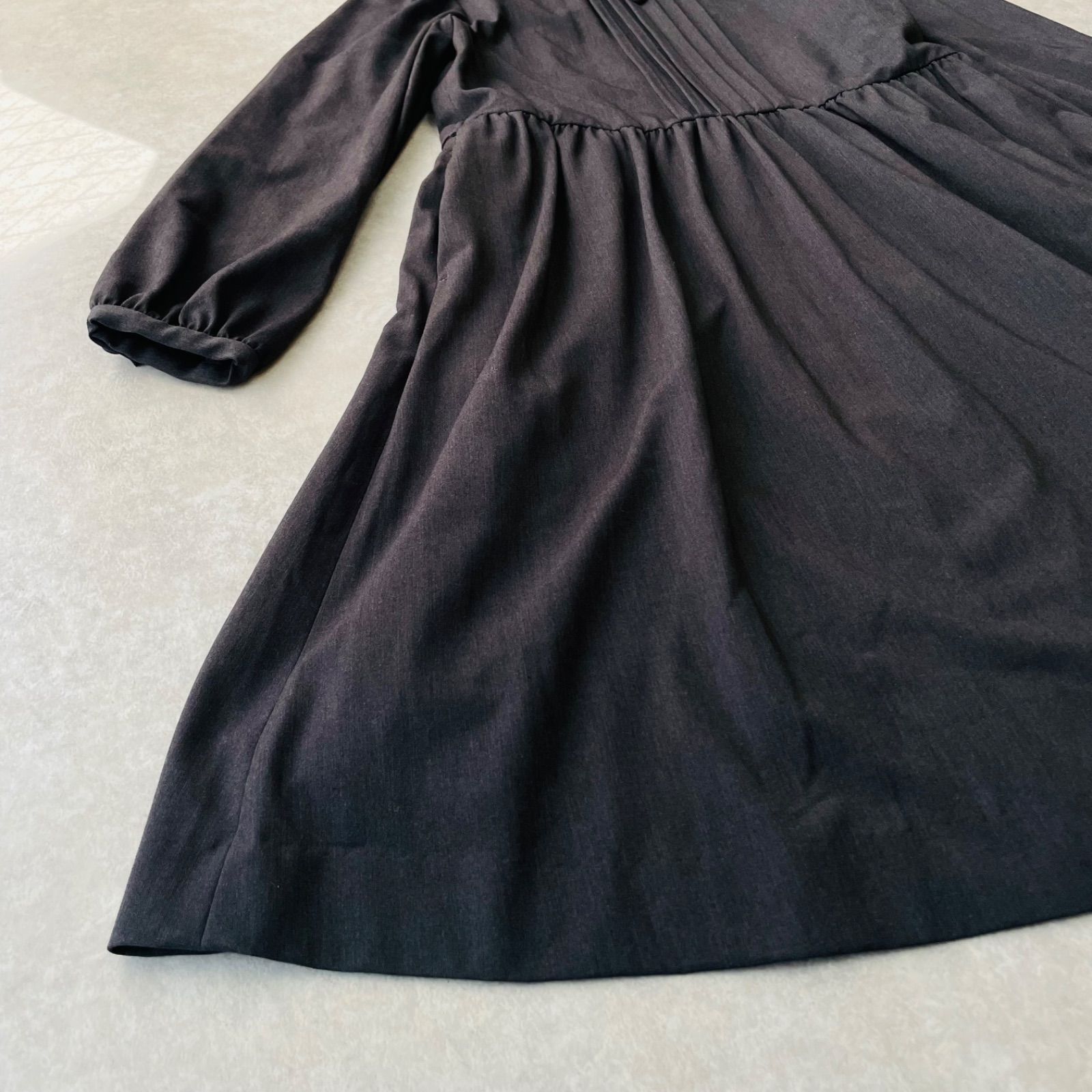 SHIPS KIDS】 シップス フォーマル ピンタックツイルワンピース 150cm 