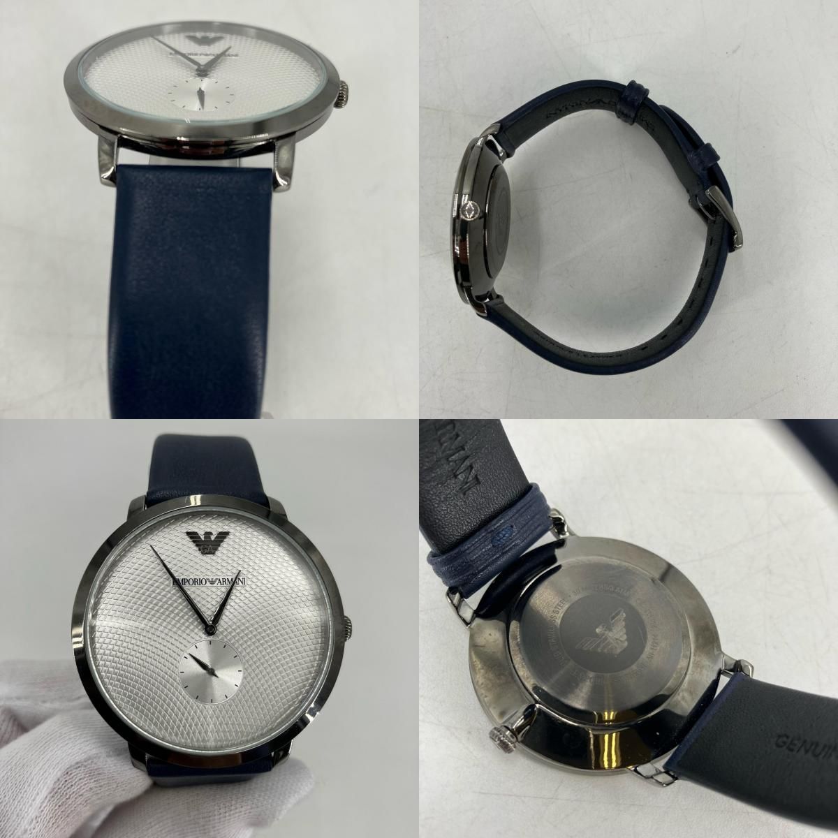 【イオン広店】 中古 Emporio Armani | エンポリオ・アルマーニ 腕時計 AR-11214 ネイビー 【131】 中古・古着通販】EMPORIO ARMANI (エンポリオ アルマーニ) 腕時計