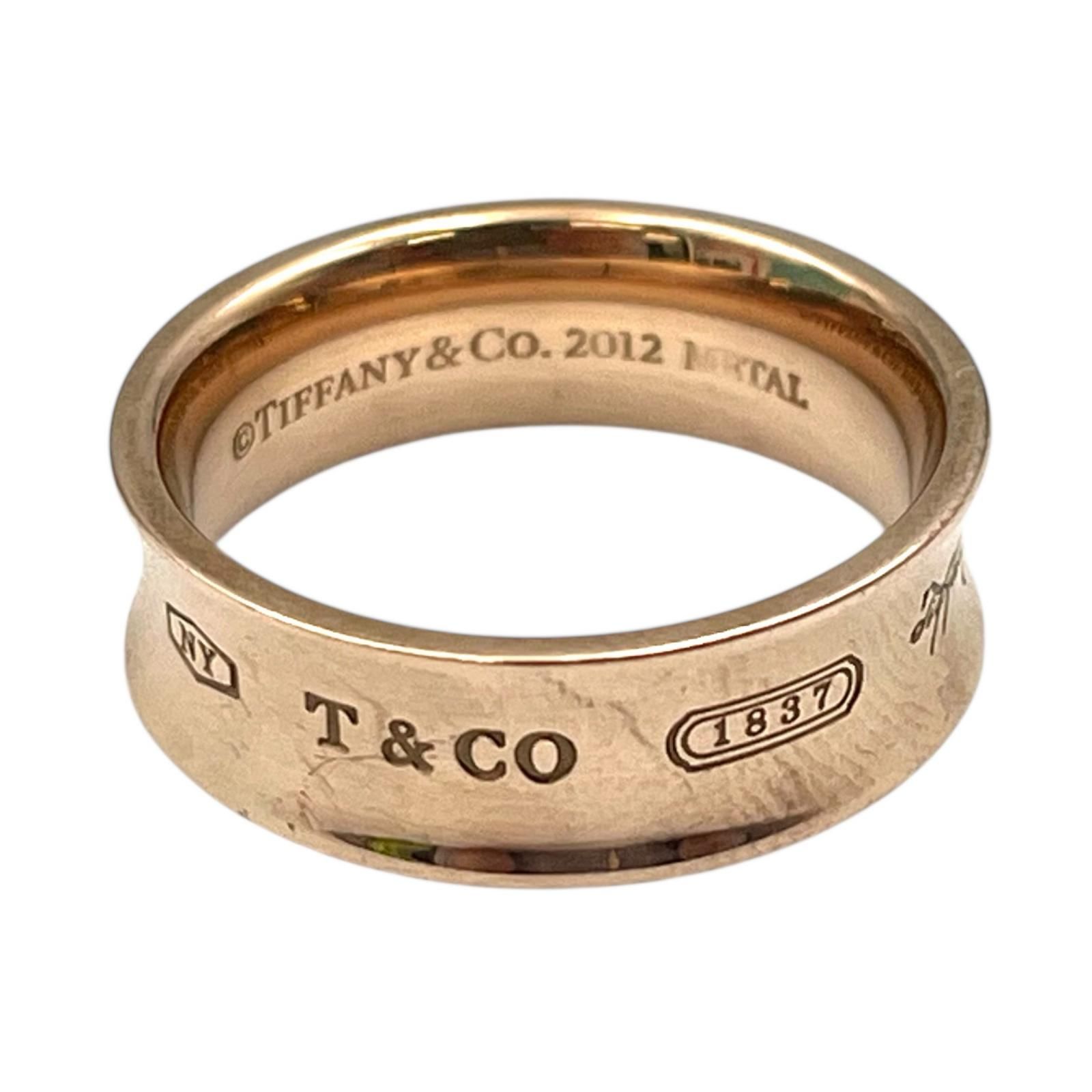 ティファニー TIFFANY&Co. リング・指輪 ナローリング ルベドメタル 