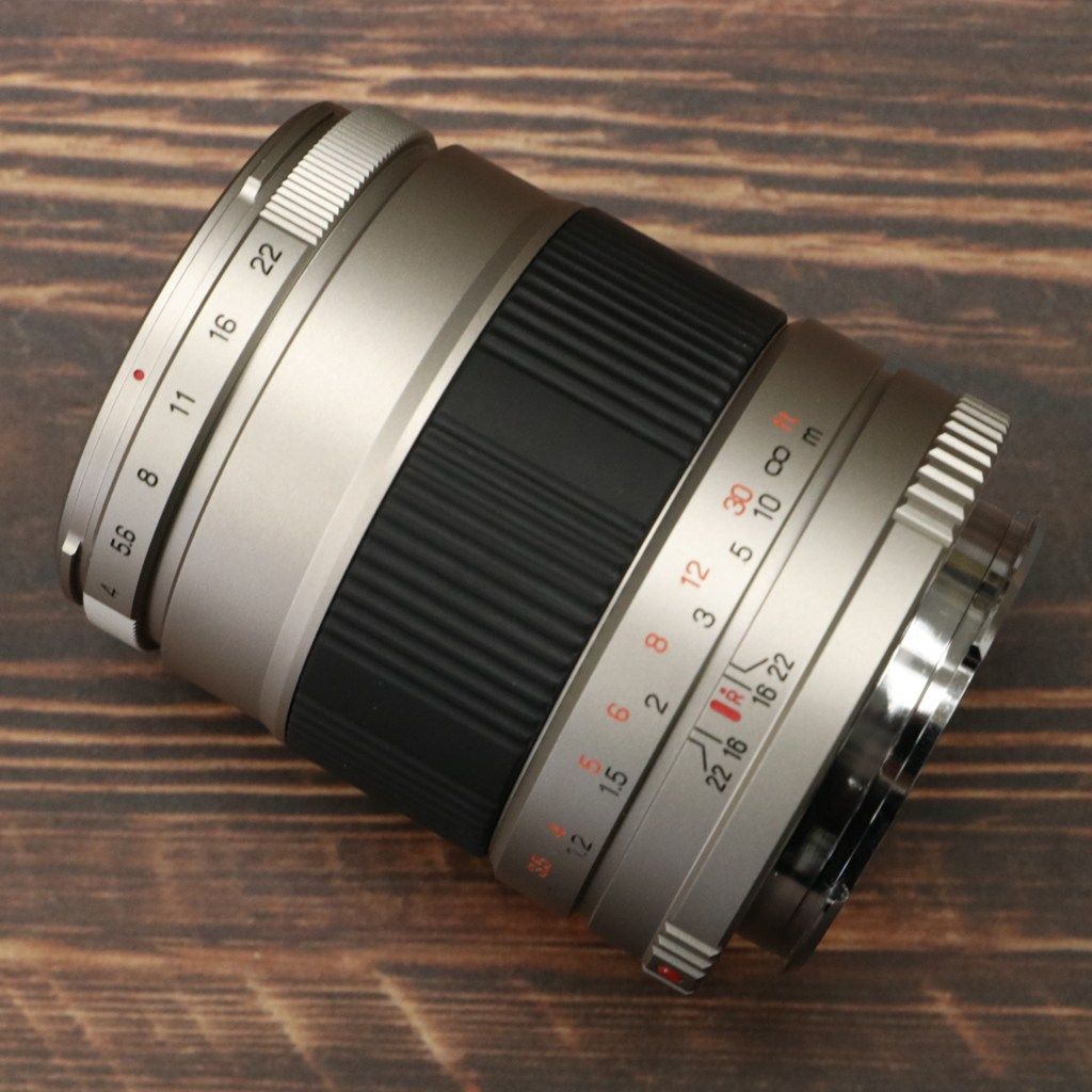 美品】 Fujifilm Super EBC Fujinon 90mm F/4 TX用 シルバー #7002