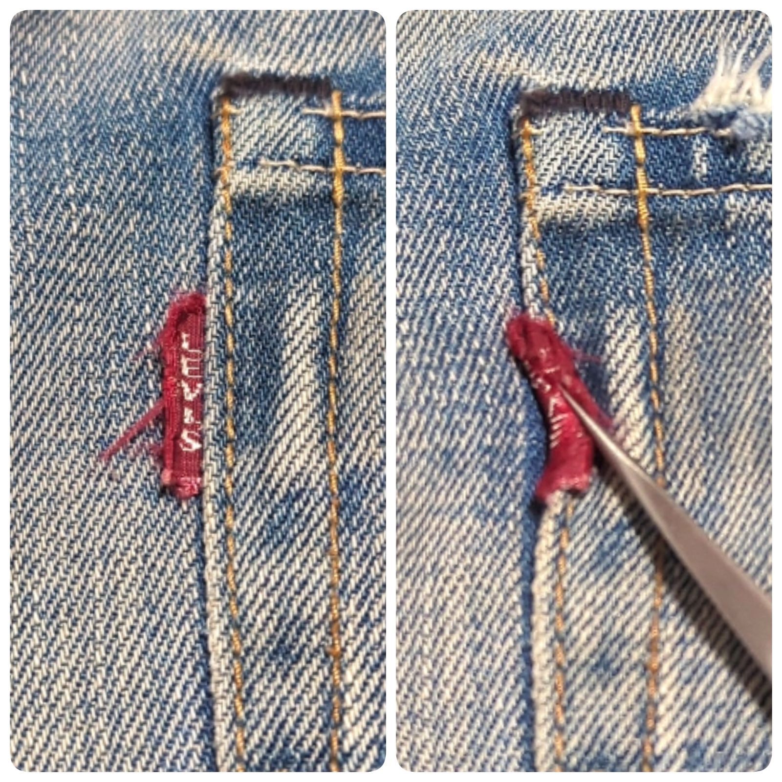 LEVI'S LVC リーバイス 66501 501 501XX ダブルネーム BIGE ビッグE 赤