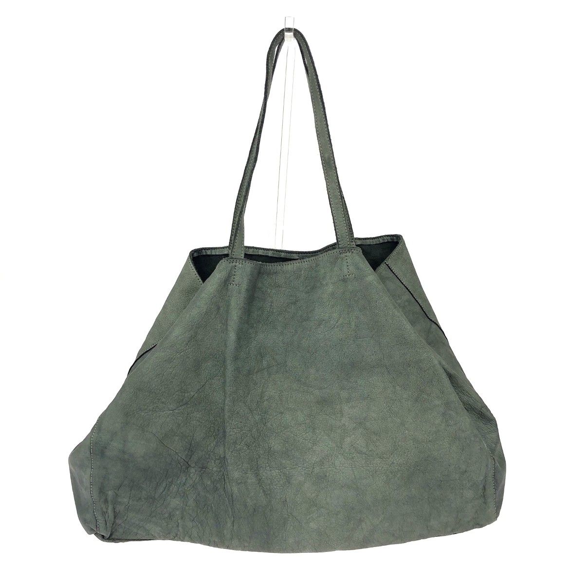 Pas pas de calais パドカレ レザートートバッグ ブラウン 本革 大容量 