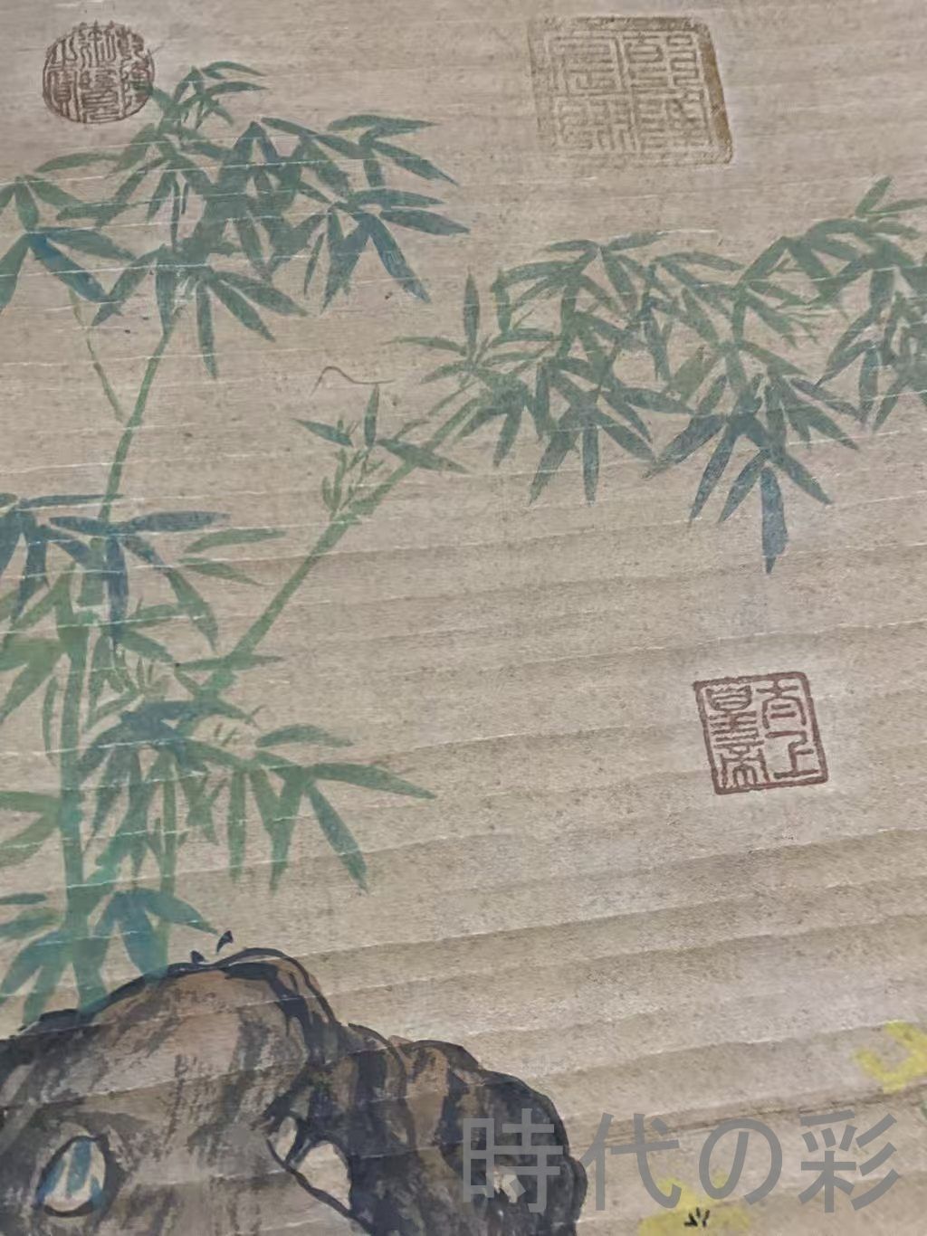 郎世寧風 犬画』三尺中堂 掛軸 表装済 宣紙 中国古美術 唐物 肉筆 純