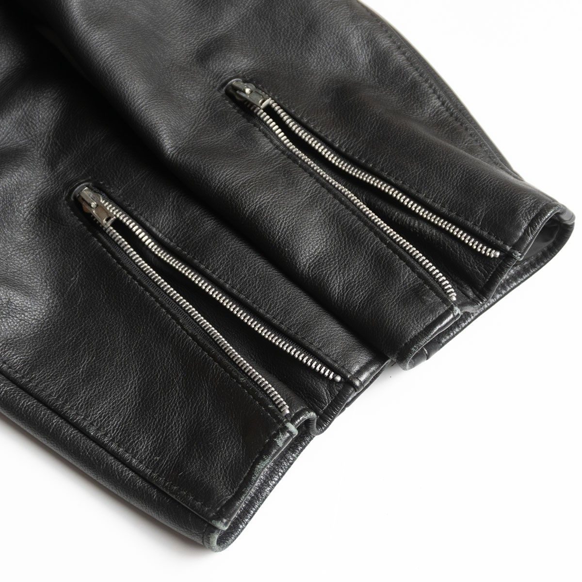 【美品】666 triple six【 ダブルライダースジャケット】38 レザー トリプルシックス 26020367 美品】666 triple six【 ダブルライダースジャケット】38 レザー