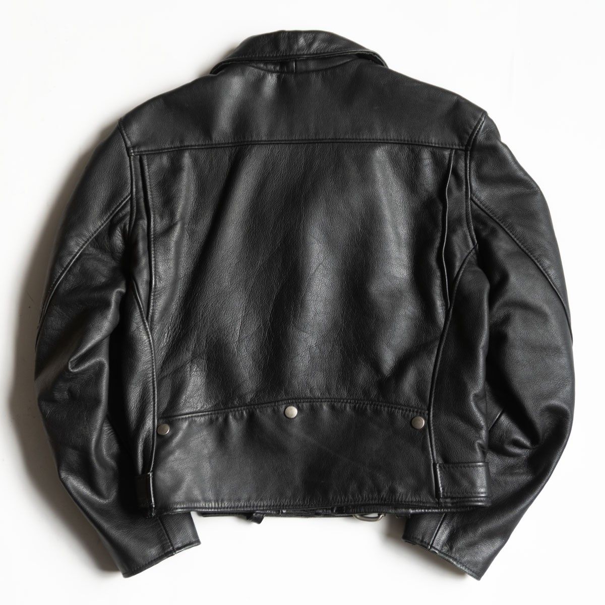 美品】666 triple six【 ダブルライダースジャケット】38 レザー