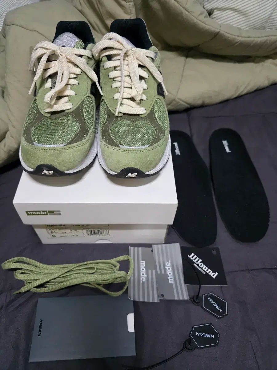 265 ニューバランス JJJJound 990 v3 オリーブ