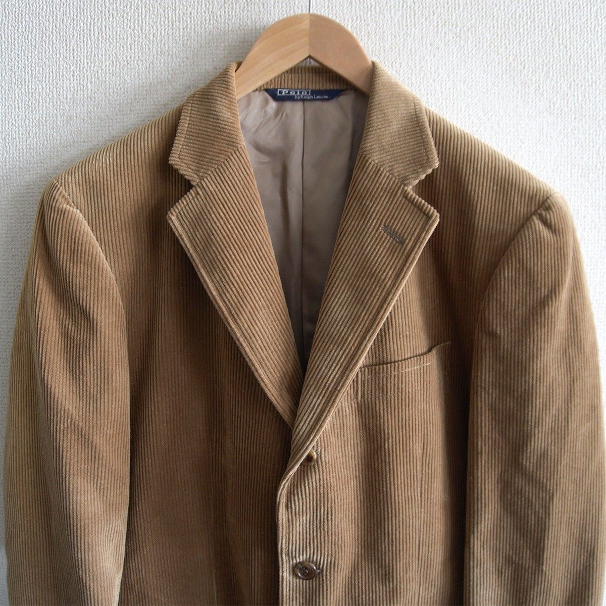 美品】POLO RALPH LAUREN【太畝 コーデュロイ テーラードジャケット 
