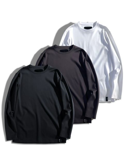 種類2：S/ホワイト 【定価15，180円(税込)】V::ROOM  -ヴイルーム- ニューヨークを代表するカットソーブランド！極上の着心地と美しいシルエットライン！オーガニックコットン製ロングスリー