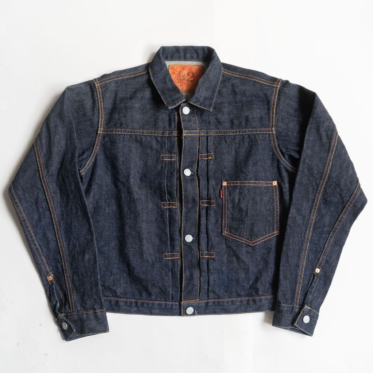 【美品濃紺/大戦モデル】EVISU 【LOT.1213 1st type デニムジャケット】42 ファースト エビス Gジャン 26060891 美品濃紺/大戦モデル】EVISU 【LOT.1213 1st type デニムジャケット