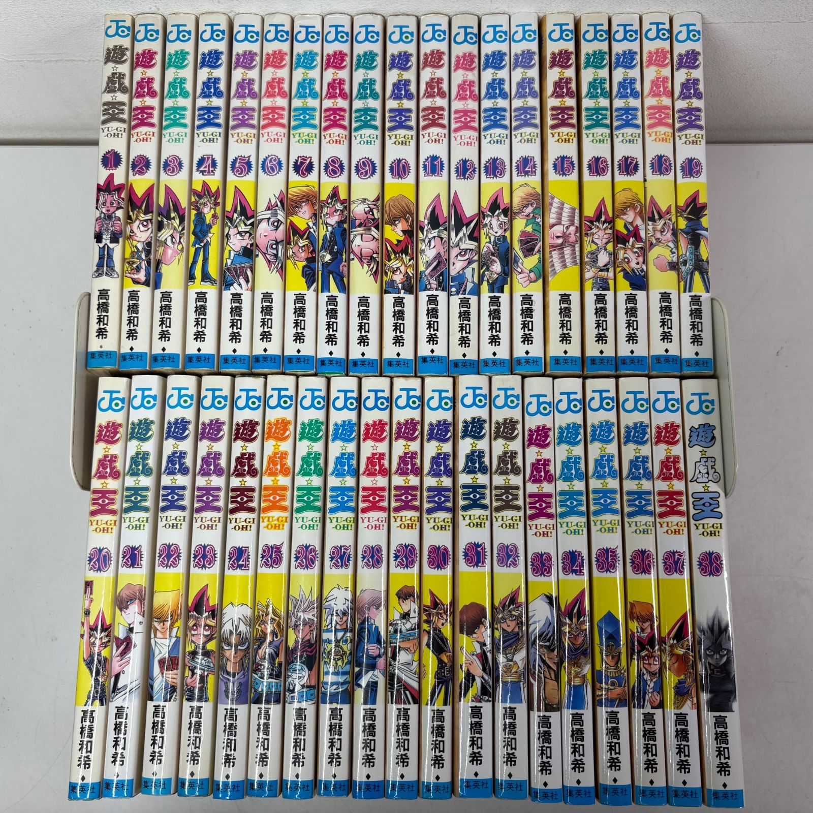 遊戯王 全巻セット まとめ売り 漫画 遊☆戯☆王 遊戯王 1-38巻 全巻セット コミックセット 漫画 まとめ