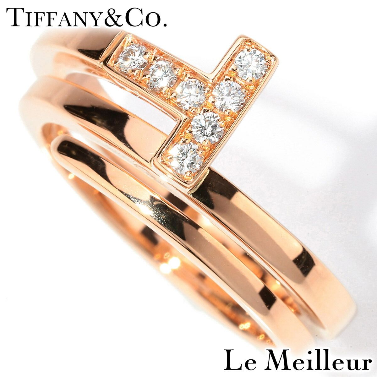 ティファニー TIFFANY&Co. ティファニー T スクエア ラップ リング 