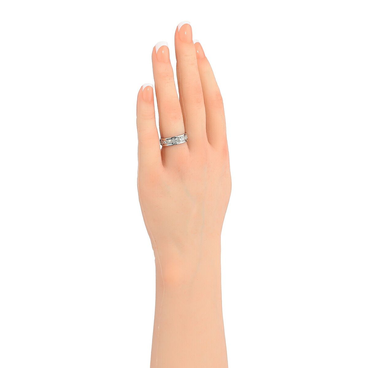 新品仕上済】 ダイヤモンド 0.23ct 0.44ct プラチナ Pt900 リング 14号 