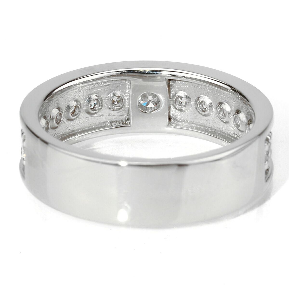 新品仕上済】 ダイヤモンド 0.23ct 0.44ct プラチナ Pt900 リング 14号 