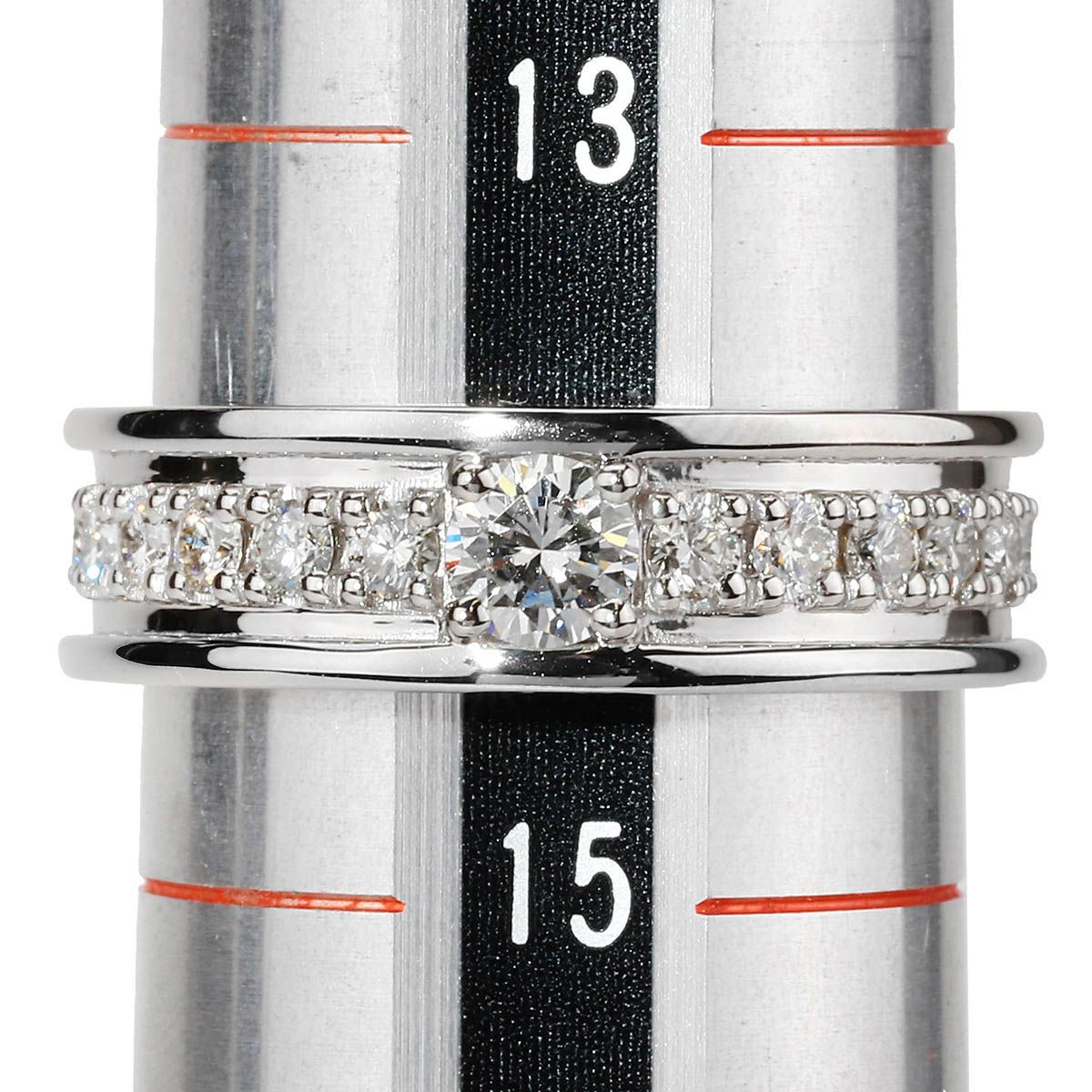 新品仕上済】 ダイヤモンド 0.23ct 0.44ct プラチナ Pt900 リング 14号 
