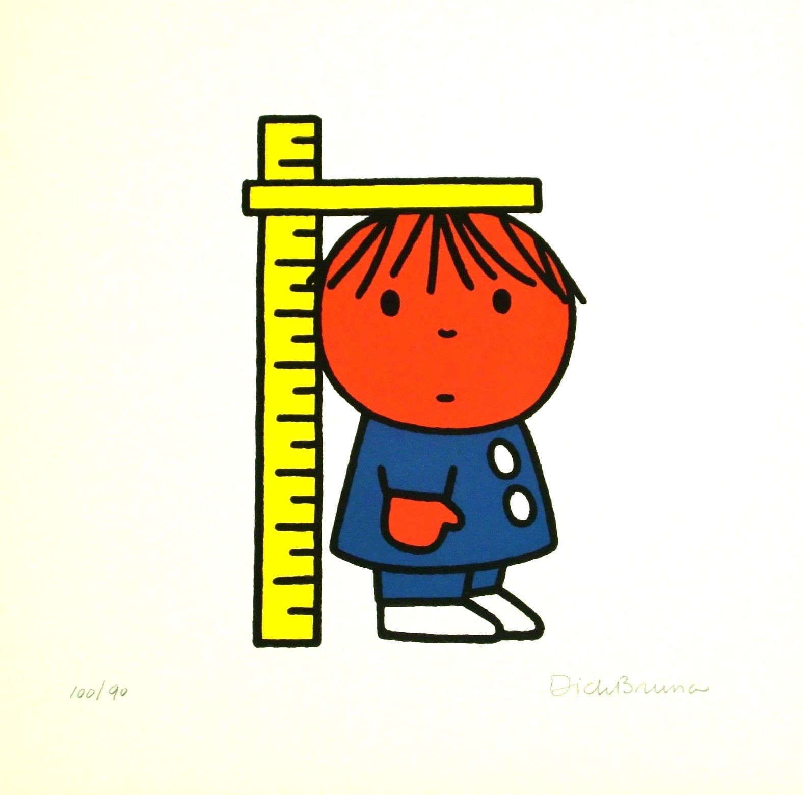 ブルーナ リトグラフ 限定シリアル／直筆サイン入り 「スケール