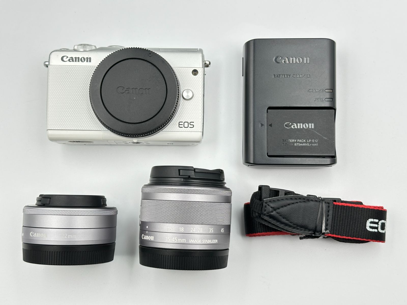 EOS M100 ダブルレンズキット［グレー］ CANON◇デジタル一眼カメラ