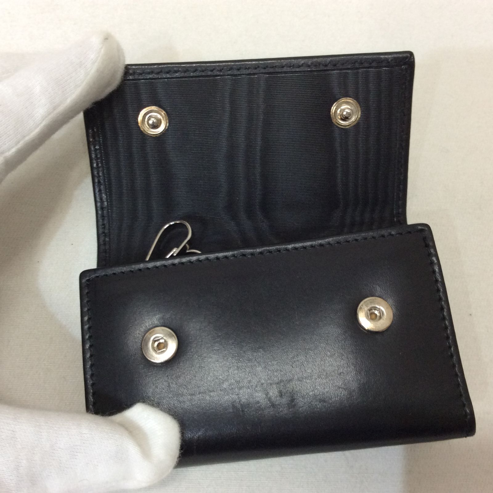 DOLCE&GABBANA ドルチェ＆ガッバーナ レザーキーケース ブラック 6連