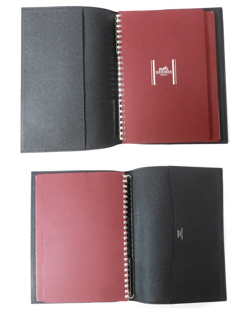 エルメス Wピン レフィル付き アジェンダカバー グローブトロッター