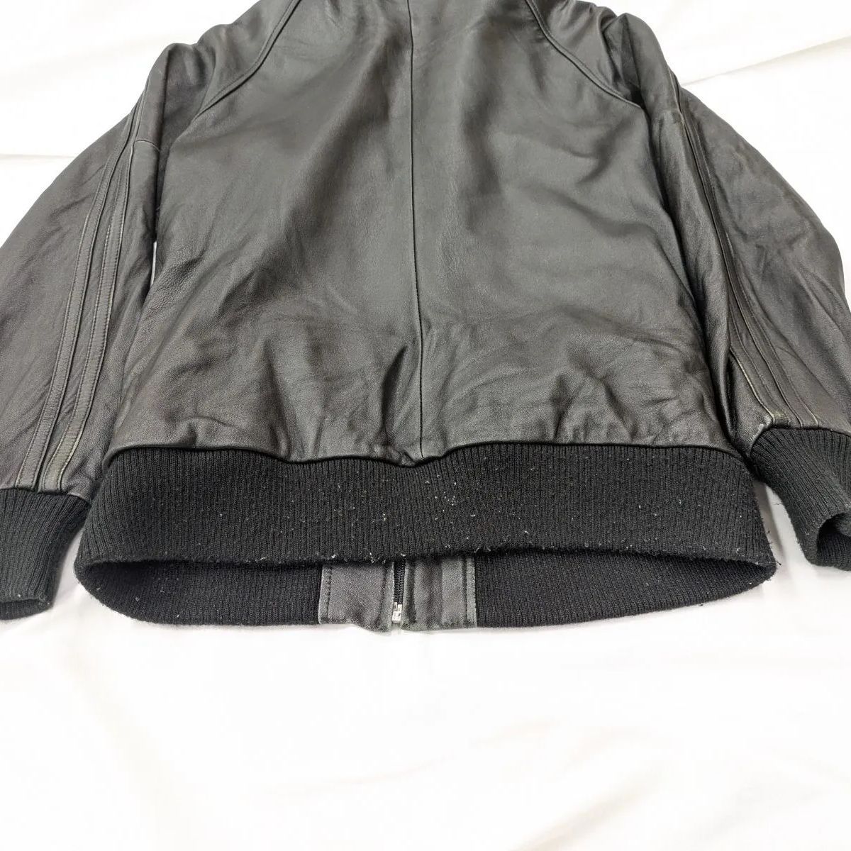 SCHOTT/ショット レザージャケット フード フーディ Lサイズ 羊革 