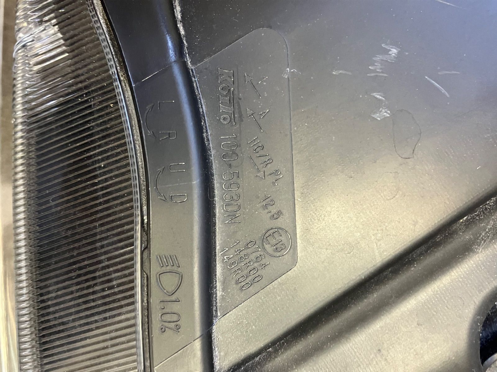 スペーシアカスタム MK54S MK94S ヘッドライト 右 運転席側 スズキ
