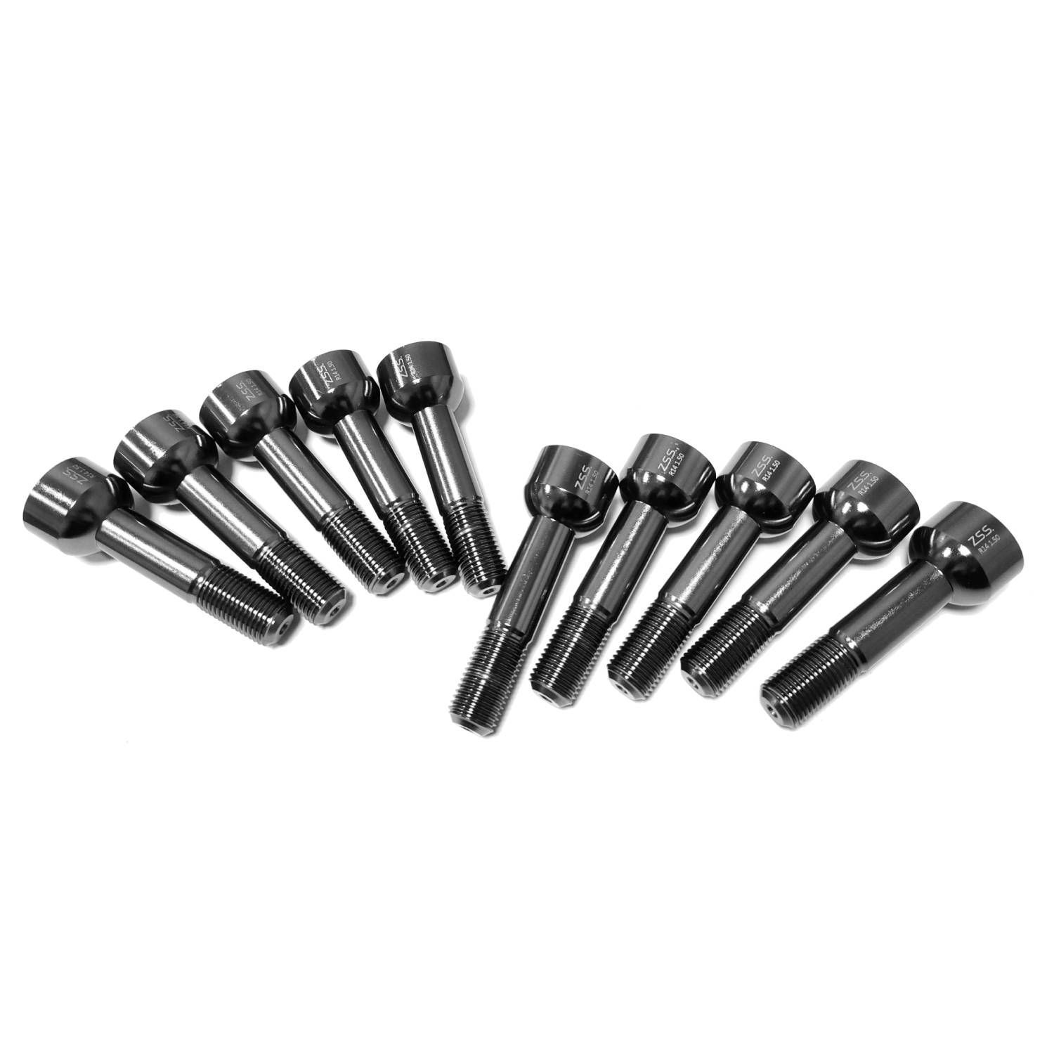 Z.S.S. AP Titanium 【チタン】風 ホイールボルト 内HEX仕様 首下60mm