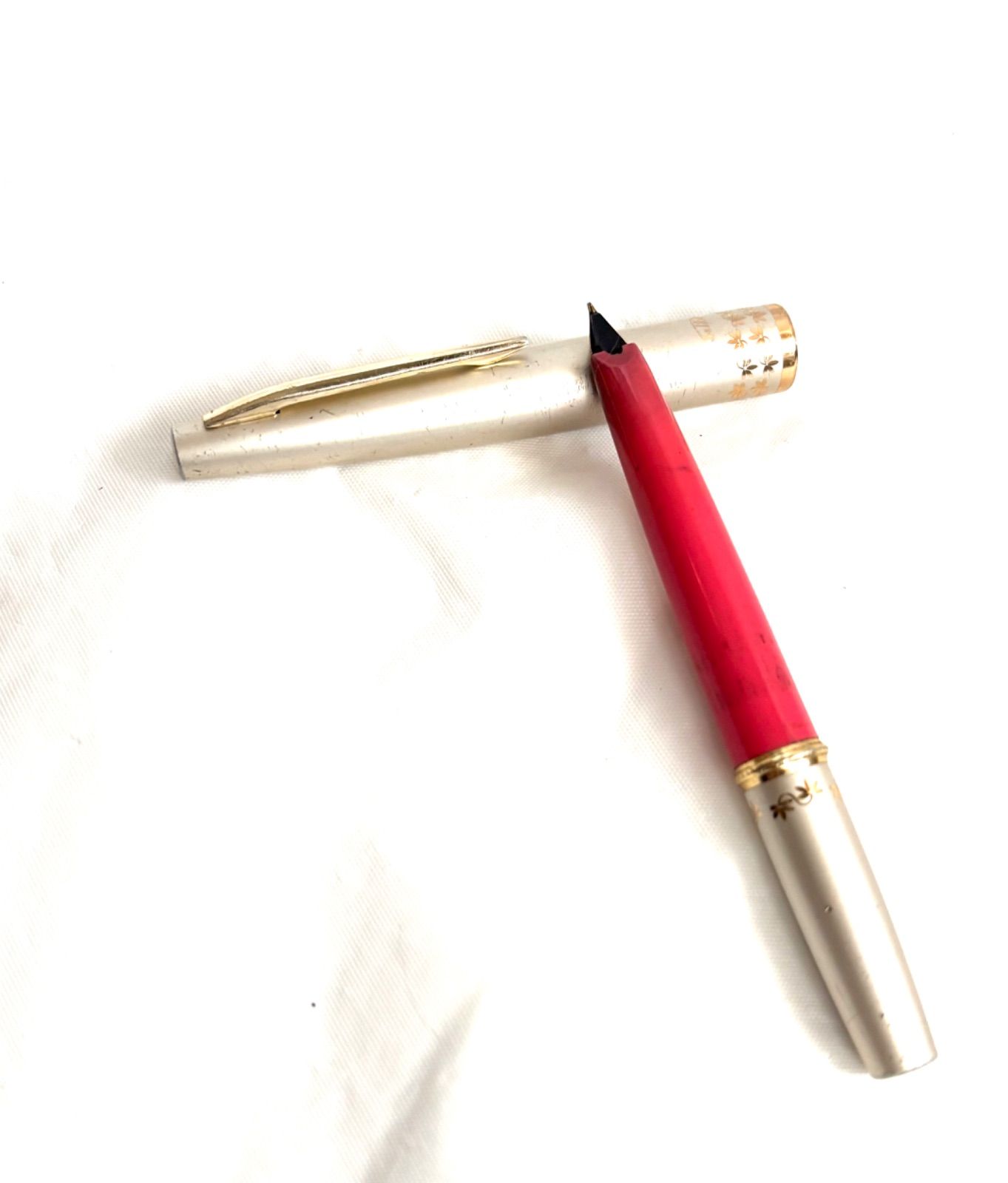 セーラー sailor ペン先18K 刻印 ヴィンテージ万年筆 筆記具 現状品