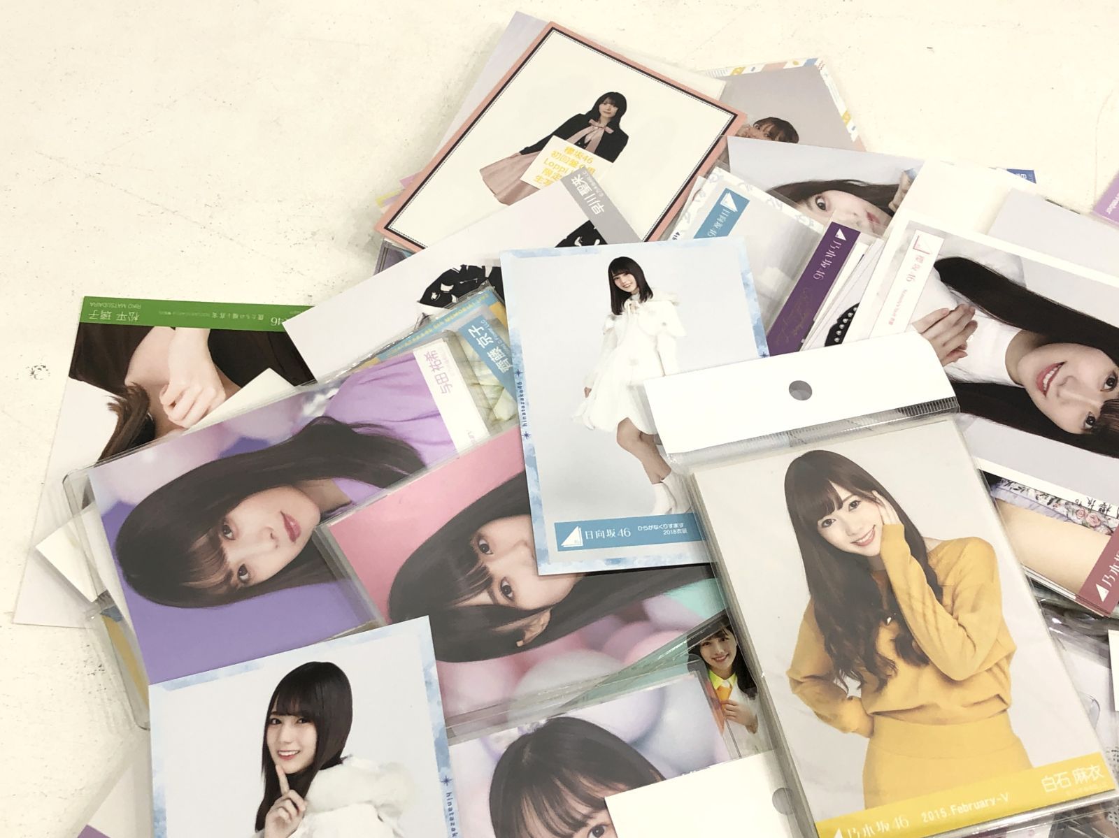 小牧店】坂道 生写真まとめて 乃木坂 欅坂 日向坂 未検品 【T353-3132