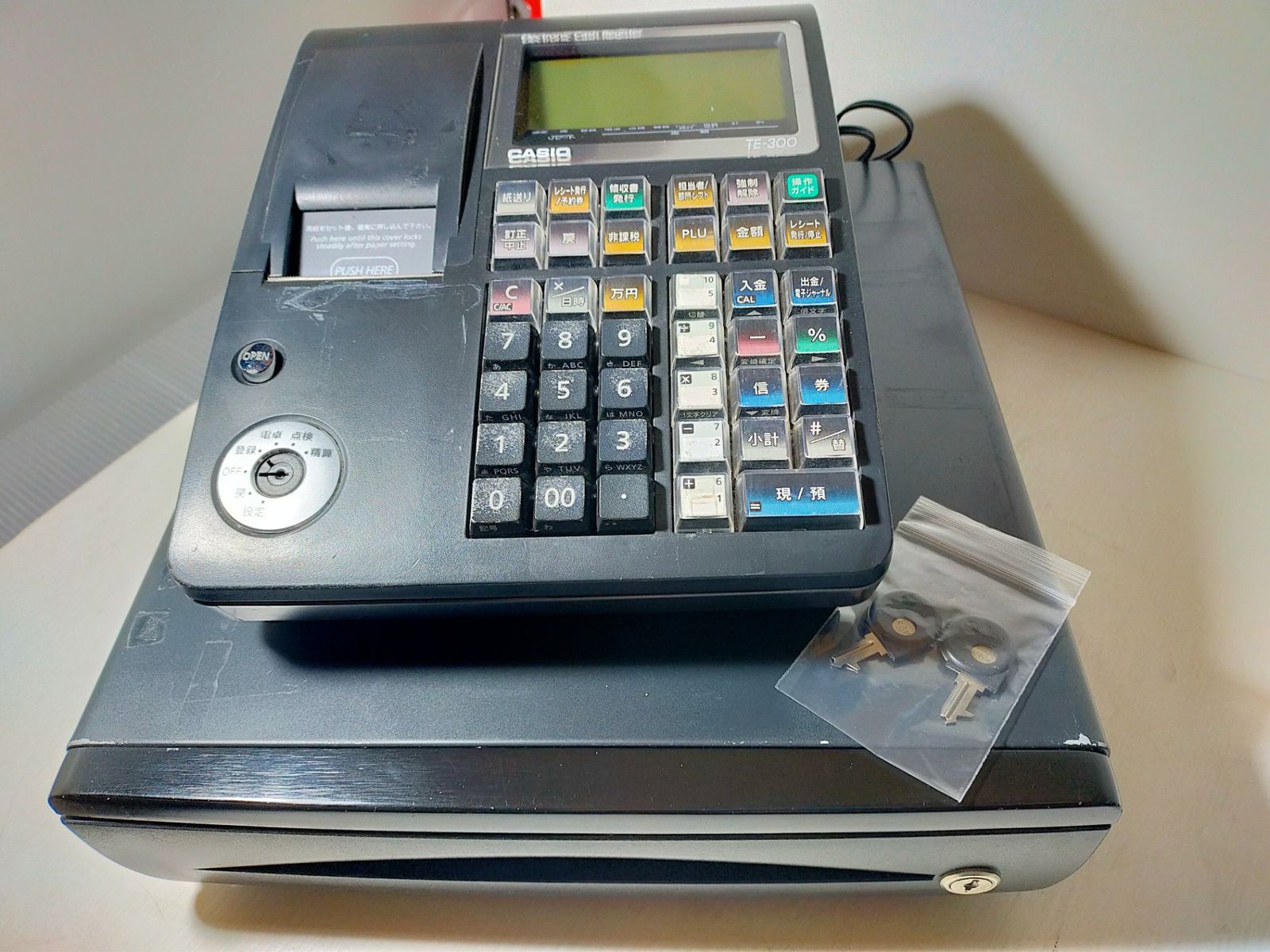 CASIO TE-300 電子レジスター レジスター レジ レジスタ カシオ 店舗