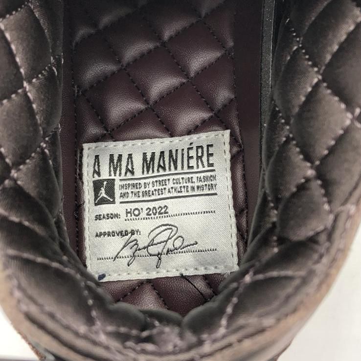 中古】A Ma Maniere × NIKE Air Jordan 4 Violet Ore スニーカー 27cm