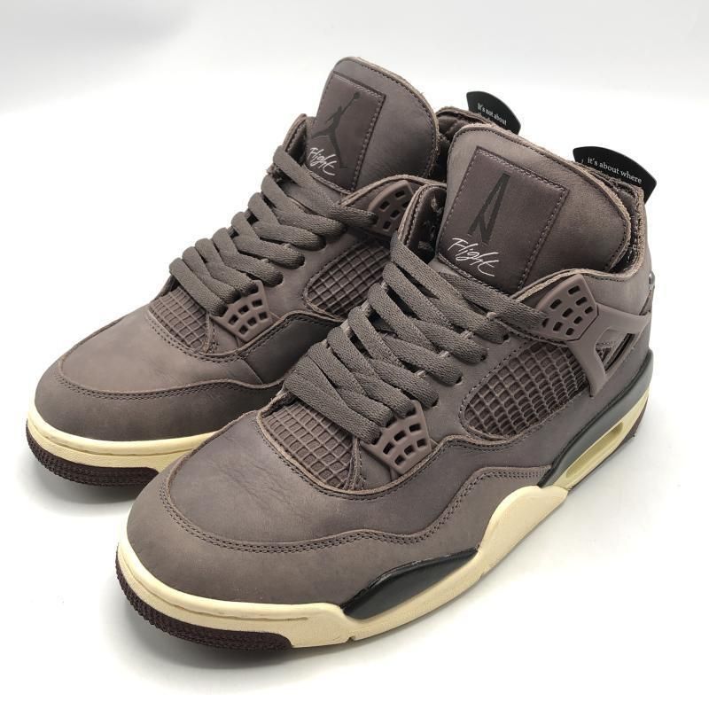【中古】A Ma Maniere × NIKE Air Jordan 4 Violet Ore スニーカー 27cm DV6773-220 グレー アママニエール ナイキ[10][240010507566] 中古】A Ma Maniere × NIKE Air Jordan 4 Violet Ore スニーカー 27cm