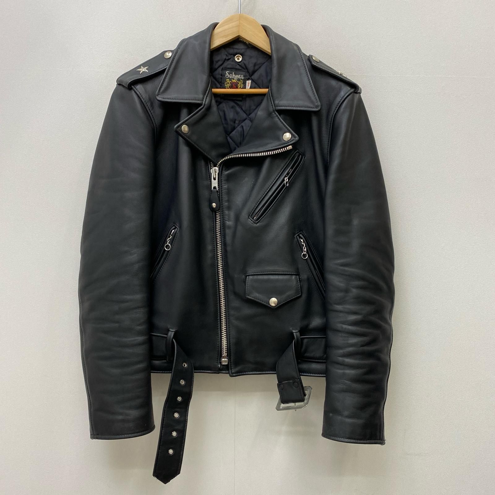 加古川店】 中古 schott | ショット ライダースジャケット 613US 