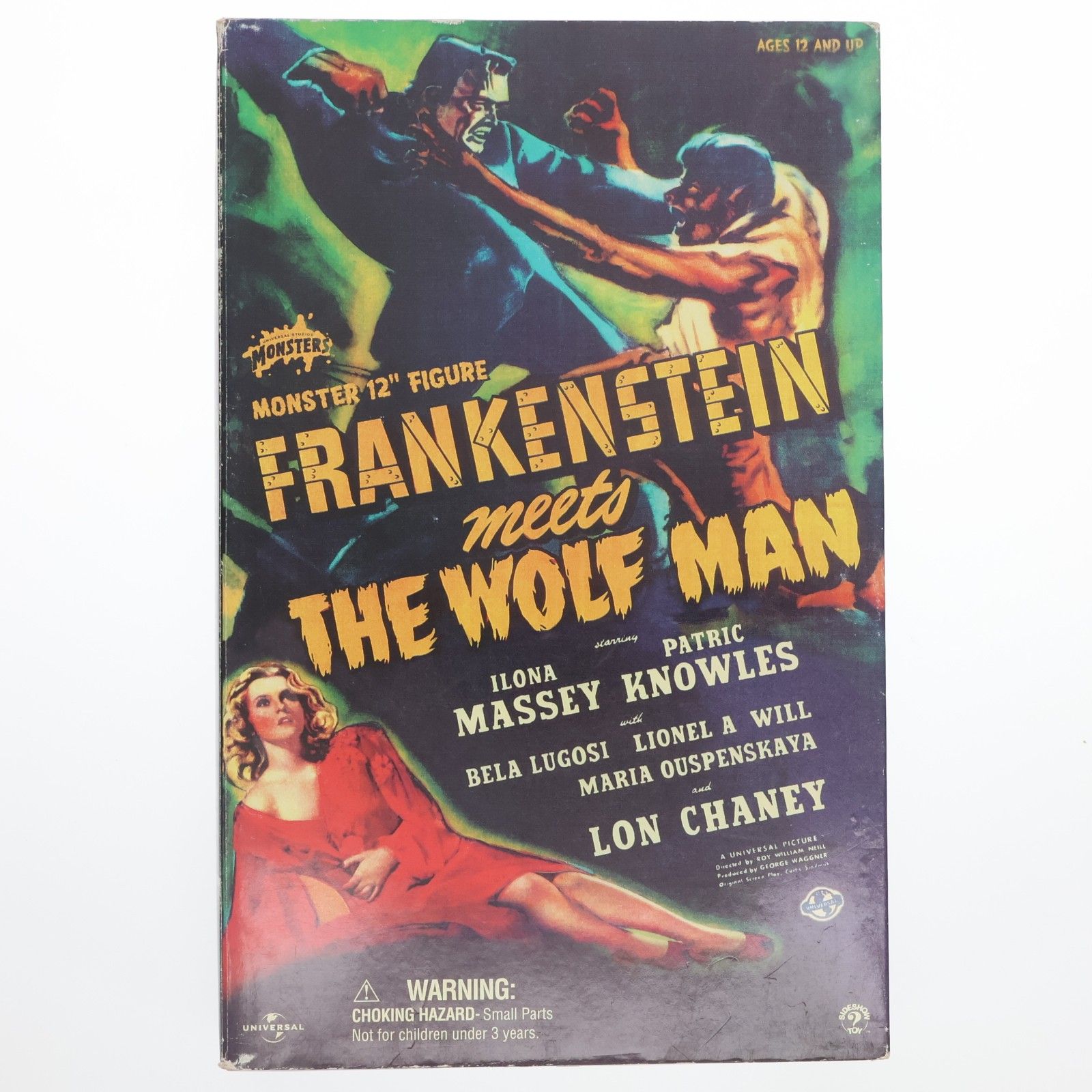 フランケンシュタインの怪物 フランケンシュタインと狼男 12インチ