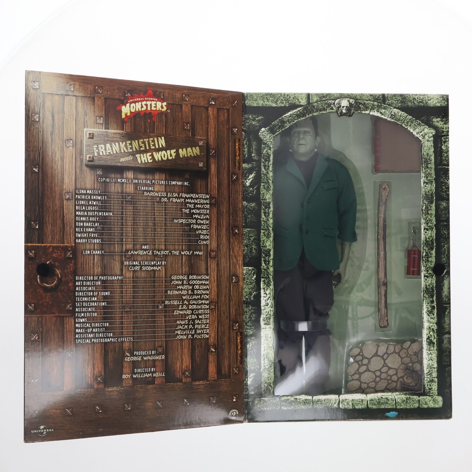 フランケンシュタインの怪物 フランケンシュタインと狼男 12インチ