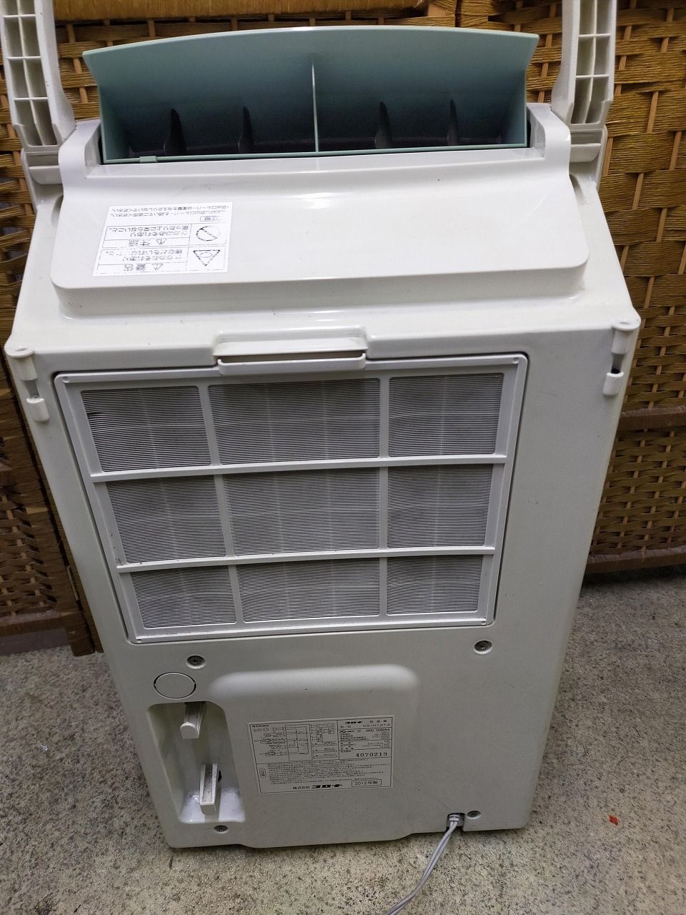 CORONA CD-H1012 除湿機 2012年製 動作確認済み コロナ 衣類乾燥