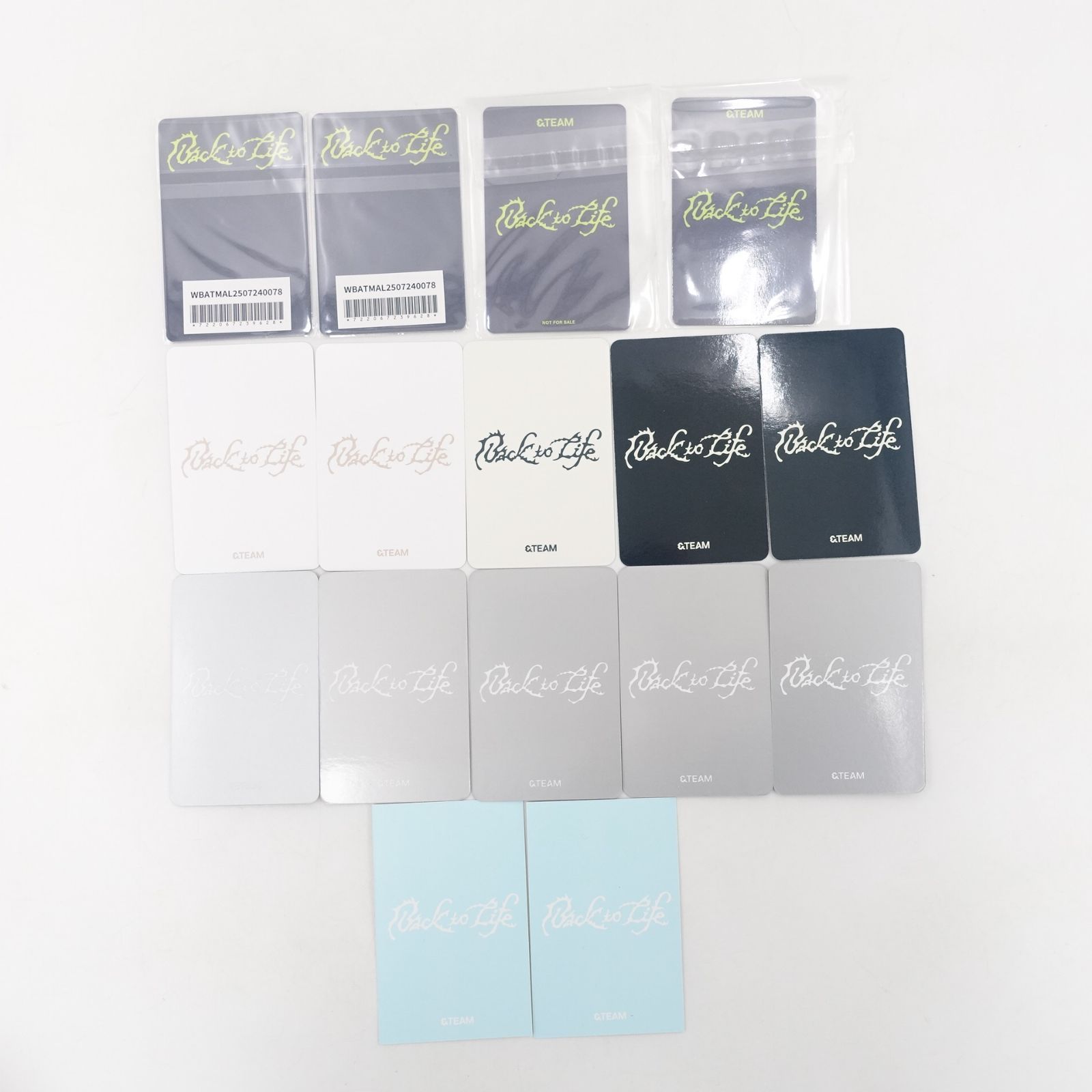 &TEAM マキ Back to Life ユニバ特典 ユニット トレカ フォト カード