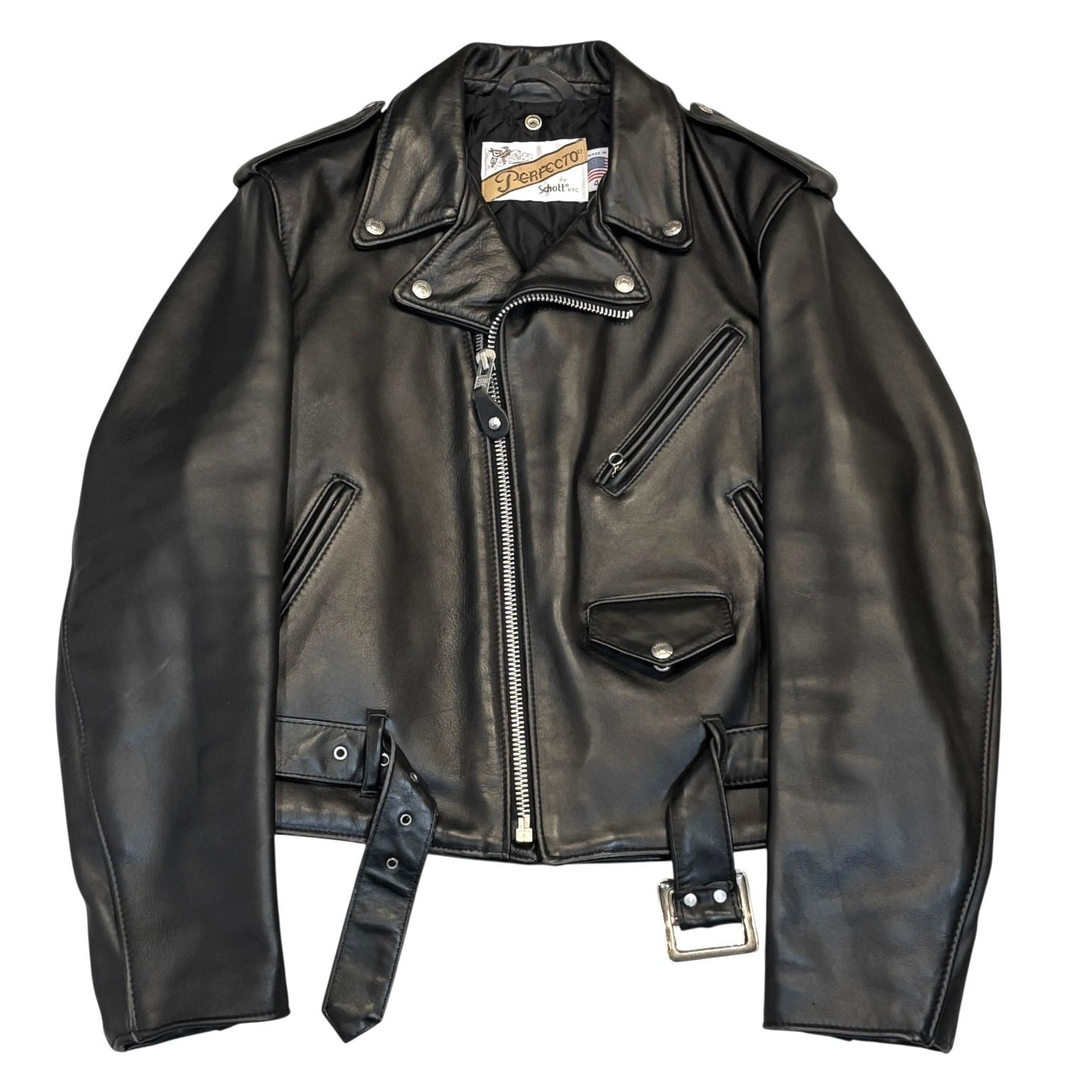 USA製 Schott 618 Double Riders Leather JKT 40 ショット ダブル 