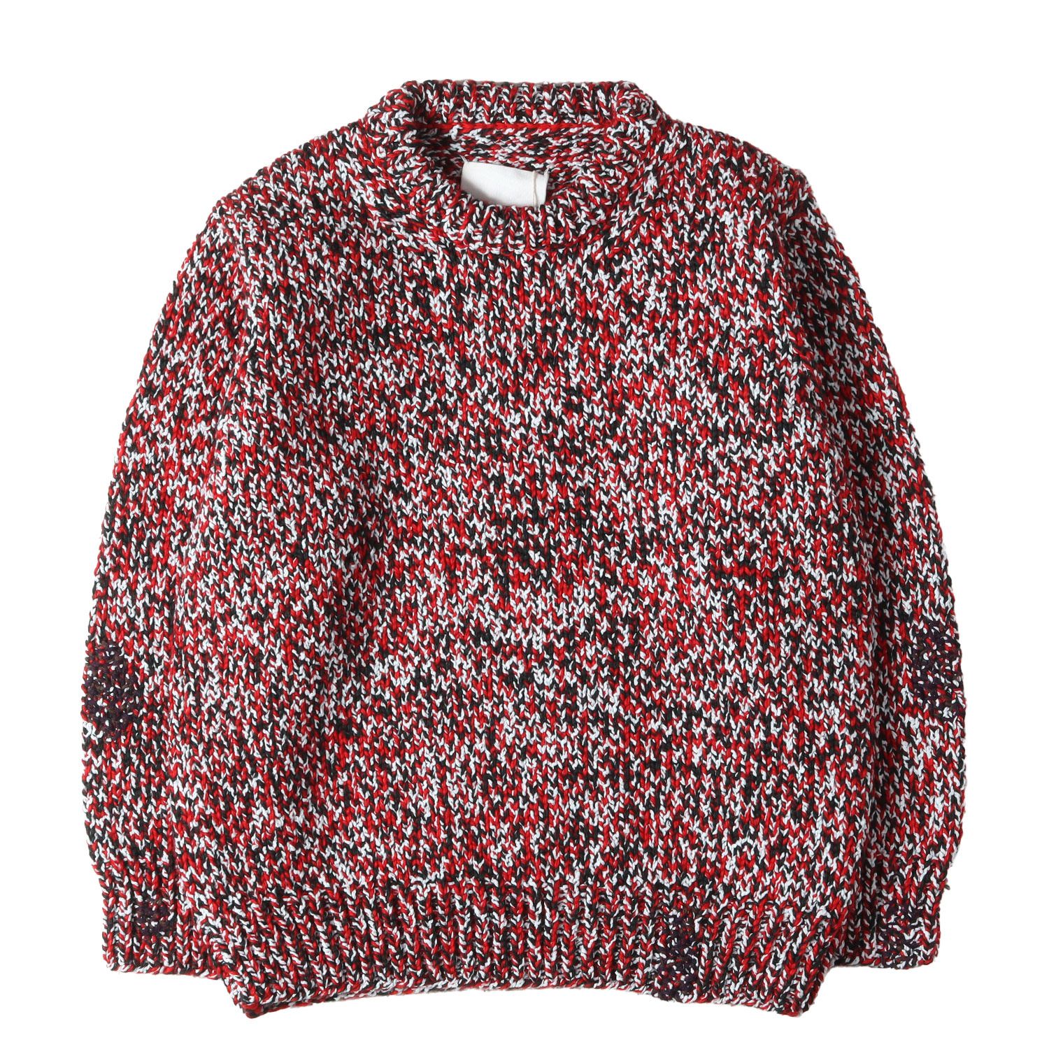 新品】Maison Margiela メゾン マルジェラ ニット レッド ホワイト