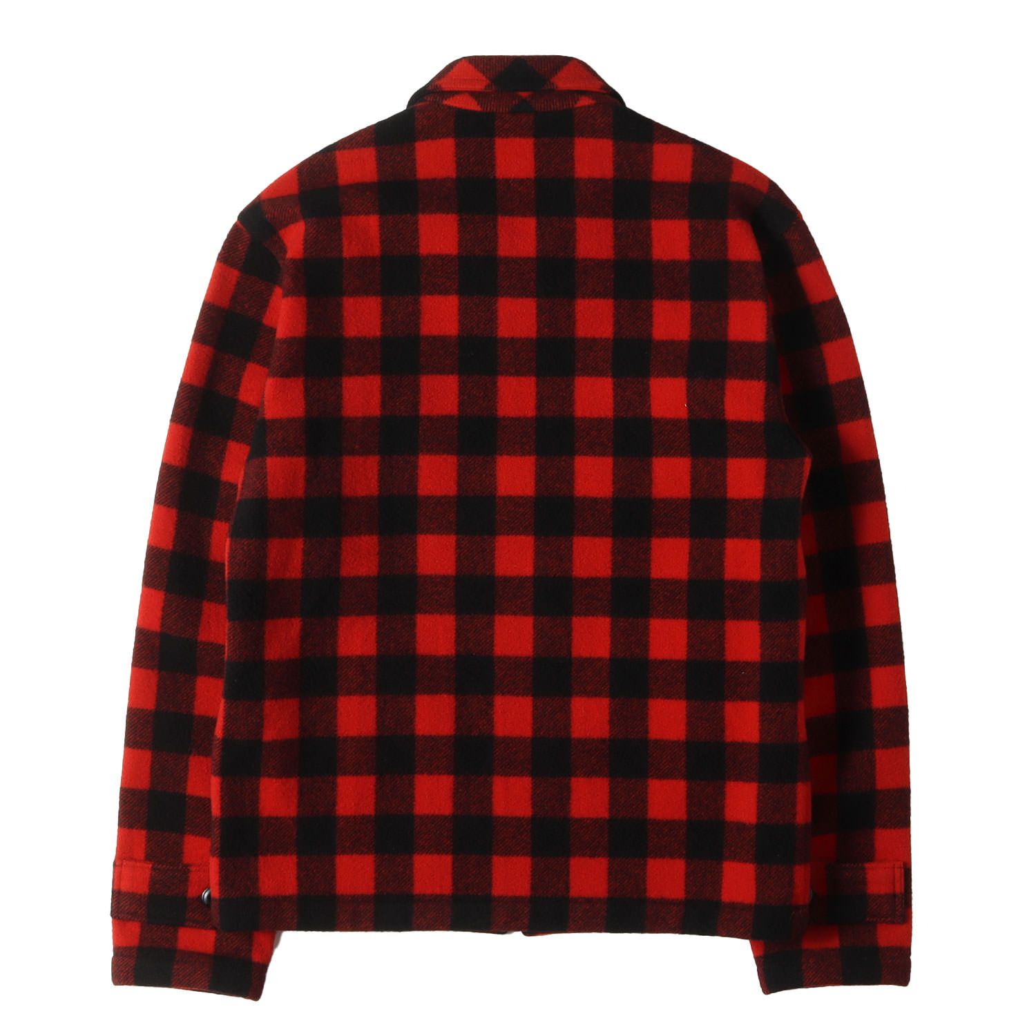 【最終価格】SAINT LAURENT PARIS バッファローチェック 美品】SAINT LAURENT PARIS サンローラン パリ ブルゾン レッド