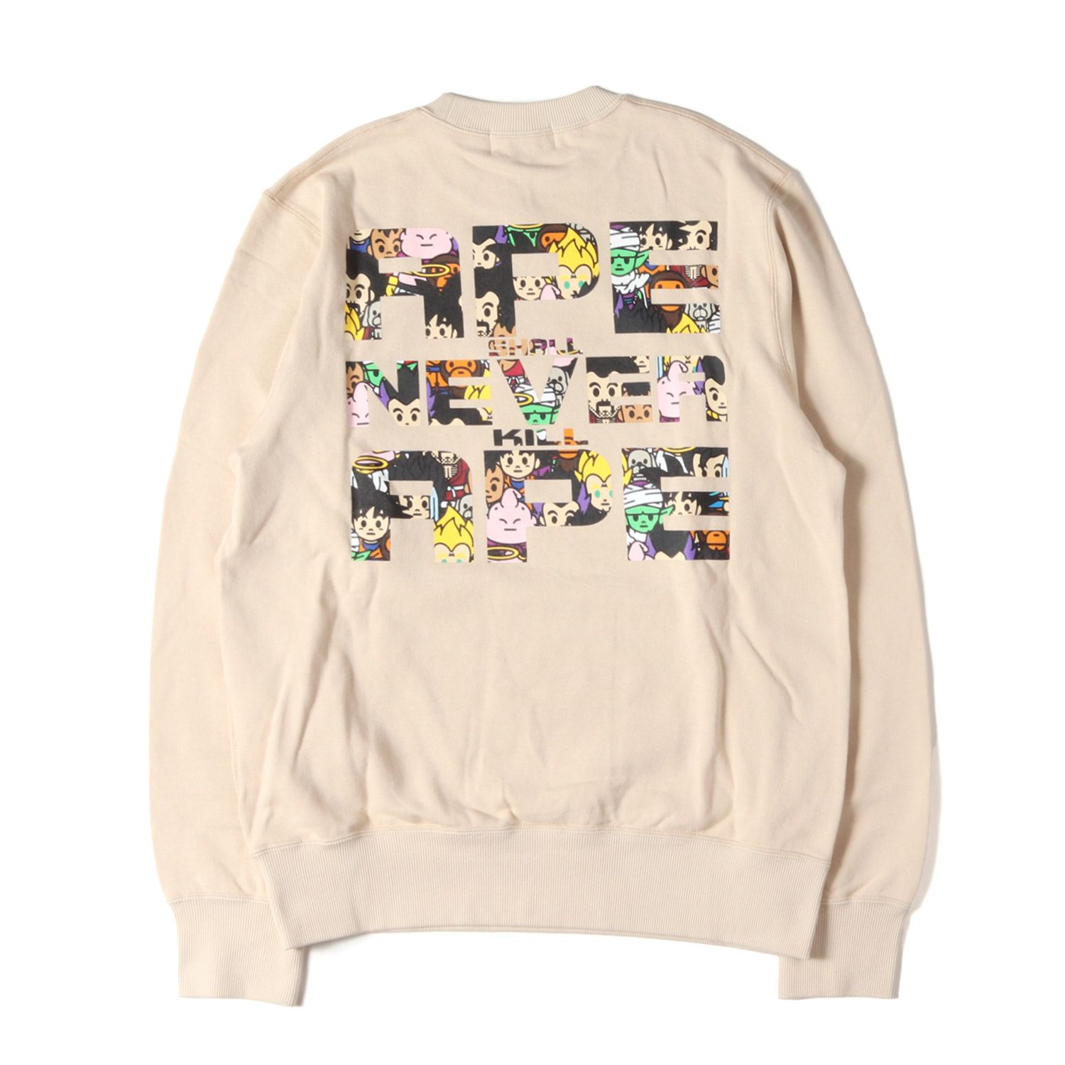 新品】A BATHING APE ア ベイシング エイプ スウェット ベージュ 