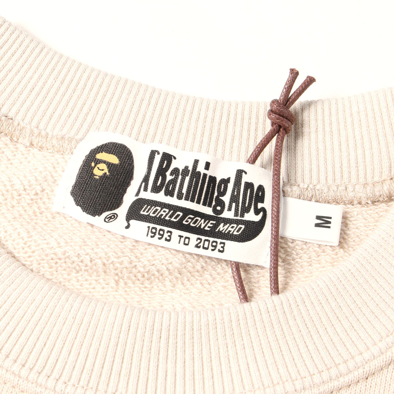 新品】A BATHING APE ア ベイシング エイプ スウェット ベージュ 